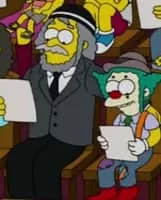 Rabbi Hyman Krustofsky - The Simpsons character