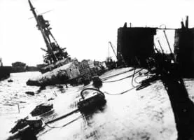 Scuttling of the German fleet at Scapa Flow - War