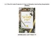 The 52 Lists Project: A Year of Weekly Journaling Inspiration - 
