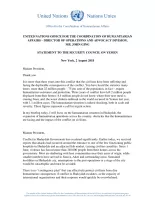 United Nations Office for the Coordination of Humanitarian Affairs - 