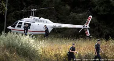 Västberga helicopter robbery - 