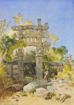 Watercolors of India in the 1850s - Country in South Asia