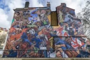 Cable Street Mural - Mural by Ray Walker