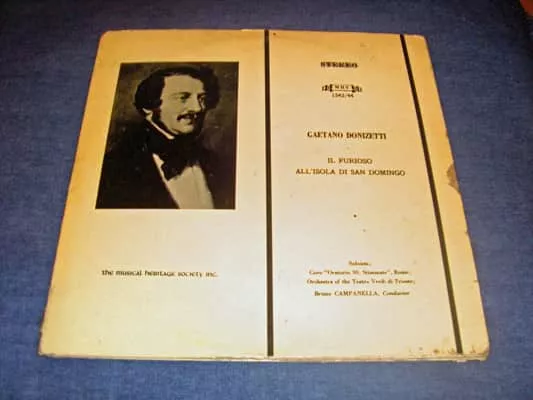 Gaetano Donizetti Il furioso all'isola di San Domingo - Melodramma by Gaetano Donizetti