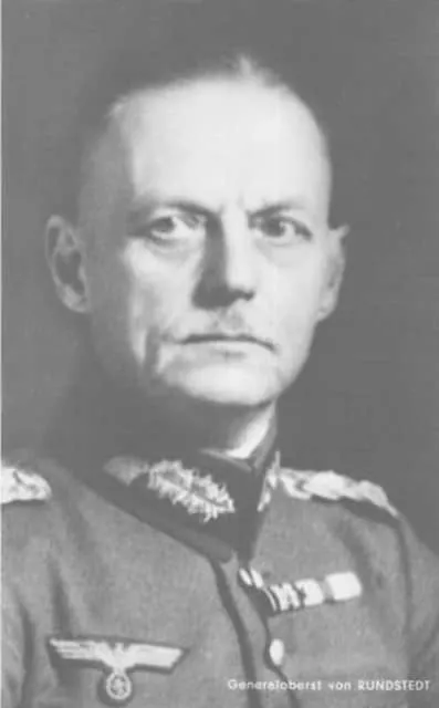 Gerd von Rundstedt - Military officer