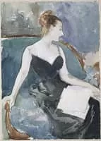 Portrait of Madame X - Painting by John Singer Sargent