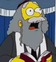 Rabbi Hyman Krustofsky - The Simpsons character