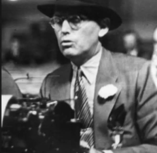 Damon Runyon - American newspaperman