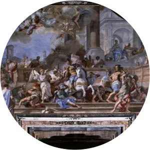 The Expulsion of Heliodorus from the Temple - Fresco by Raphael