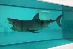 The Physical Impossibility of Death in the Mind of Someone Living - Art of sculpture by Damien Hirst