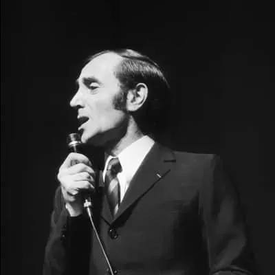 Charles Aznavour - Armenian singer-lyricist