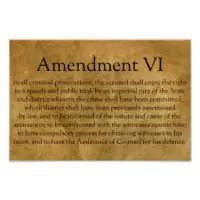 Sixth Amendment to the United - Constitutional amendment