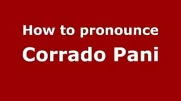 Corrado Pani - Italian actor