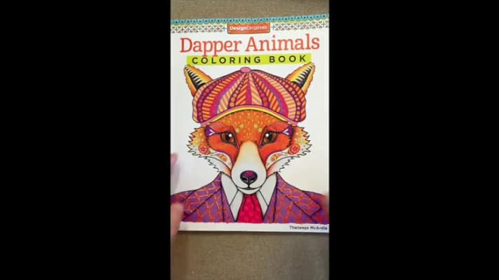 Dapper Animals Coloring Book Thaneeya McArdle - Book by Thaneeya McArdle