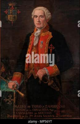 Mateo de Toro Zambrano, 1st Count of La Conquista - Former Governor of Chile