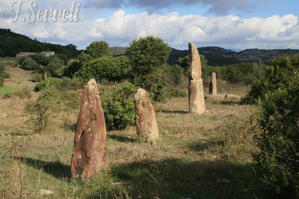 necropolis of pranu muttedu menhir corte noa - 