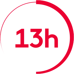 13 heures