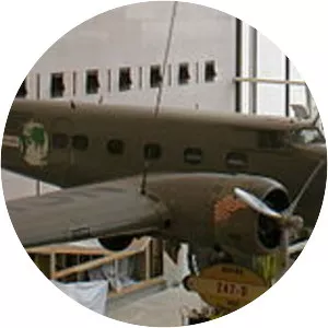 1933 United Airlines Boeing 247 mid‑air . . .