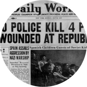 Memorial Daymassacre of1937 - May 30, 1937