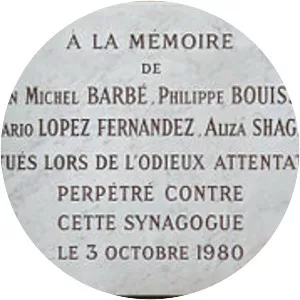1980 Paris synagogue bombing - 