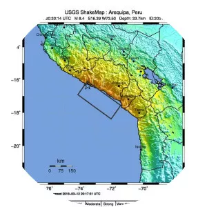 2001 southern Peru earthquake - 