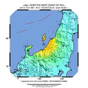 2007 Chūetsu offshore earthquake - 