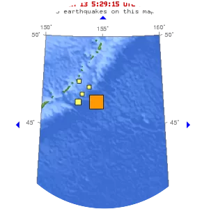 2007 Kuril Islands earthquake - 