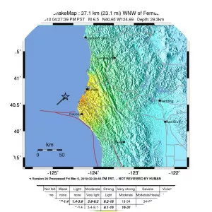 2010 Eureka earthquake - 