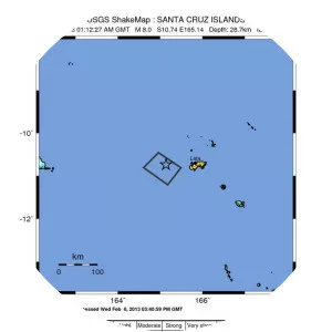 2013 Solomon Islands earthquake - 