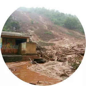 2014 Malin landslide photograph