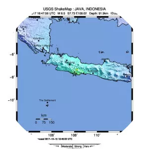 2017 Java earthquake - 