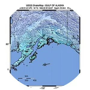 2018 Gulf of Alaska earthquake - 