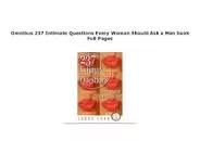 237 Intimate Questions Every Woman . . .