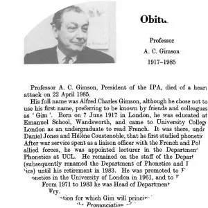 A. C. Gimson