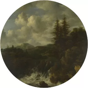 A Landscape with a Waterfall and a Castle . . .