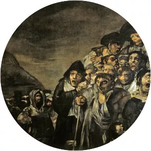 A Pilgrimage to San Isidro - Painting by Francisco Goya