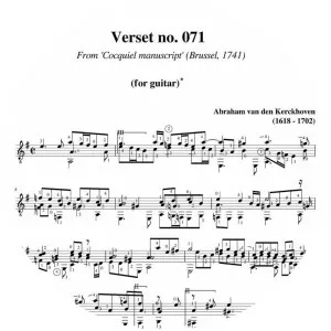 Abraham van den Kerckhoven - Organist