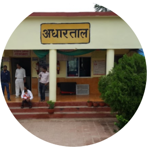 Adhartal railway station