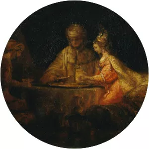 Ahasuerus and Haman at the Feast of Esther