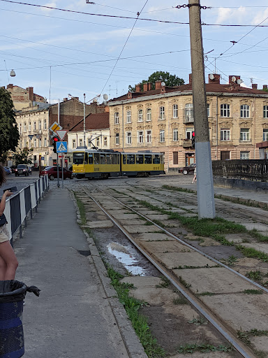 Akademika Sakharova St - Transit stop in Lviv, Ukraine