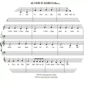 Altijd is Kortjakje ziek photograph