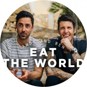 Andy and Ben Eat the World photograph