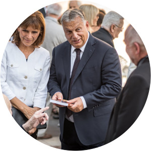 Anikó Lévai - Viktor Orbán's wife