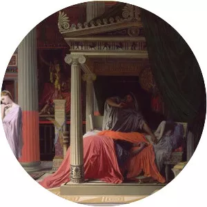 Antiochus and Stratonice - Painting by Jean Auguste Dominique Ingres