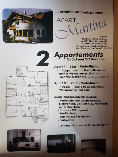 Apart Martina - Holiday apartment in Ried im Oberinntal, Austria