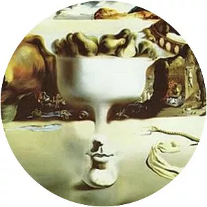 Apparition of Face and Fruit Dish on a Beach