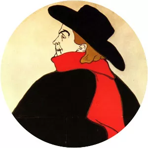 Aristide Bruant in his cabaret