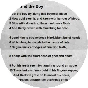 Arms and the Boy - Poem by Wilfred Owen