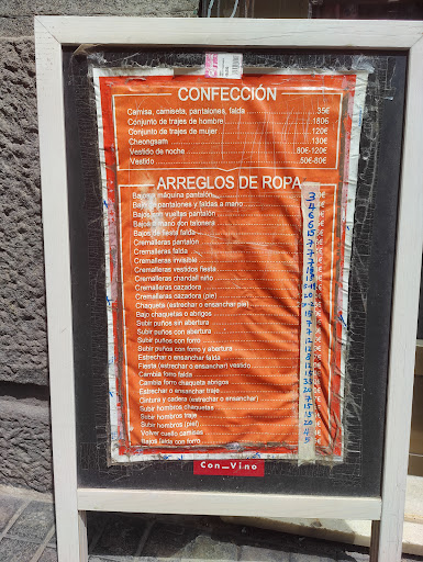 Arreglos de ropa y confeccion