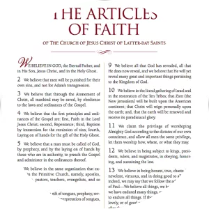 Articles of Faith - Scripture